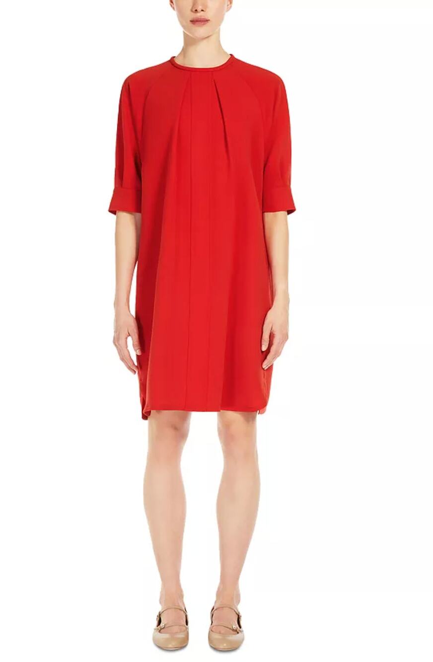 Max Mara Ponte Shift Dress Red Size Large